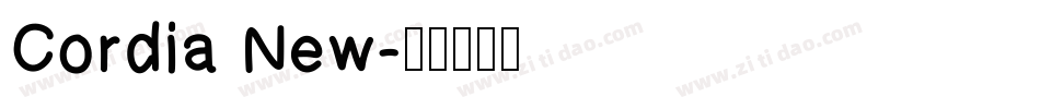 Cordia New字体转换